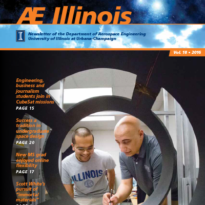Aerospace Engineering at Illinois news magazine cover