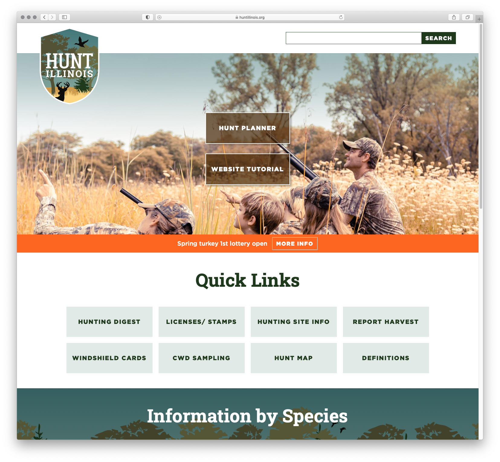 Hunt Illinois web design