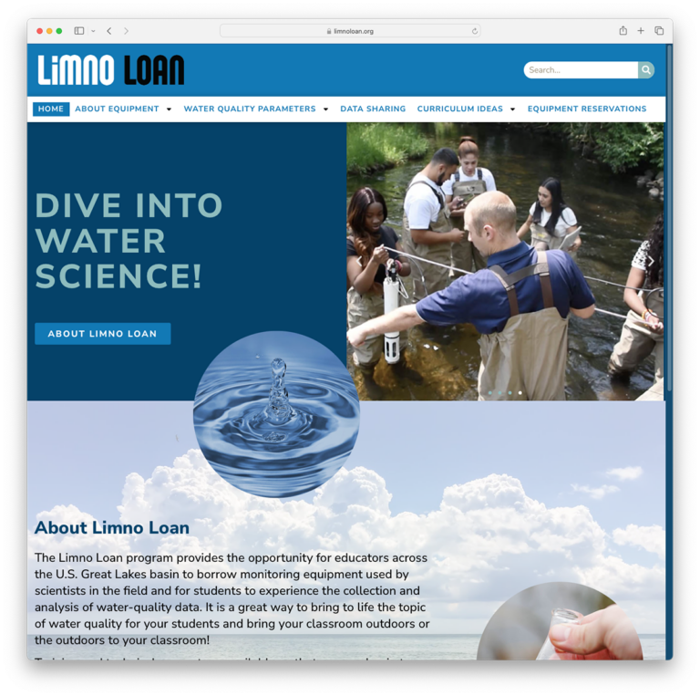 Limno Loan home page