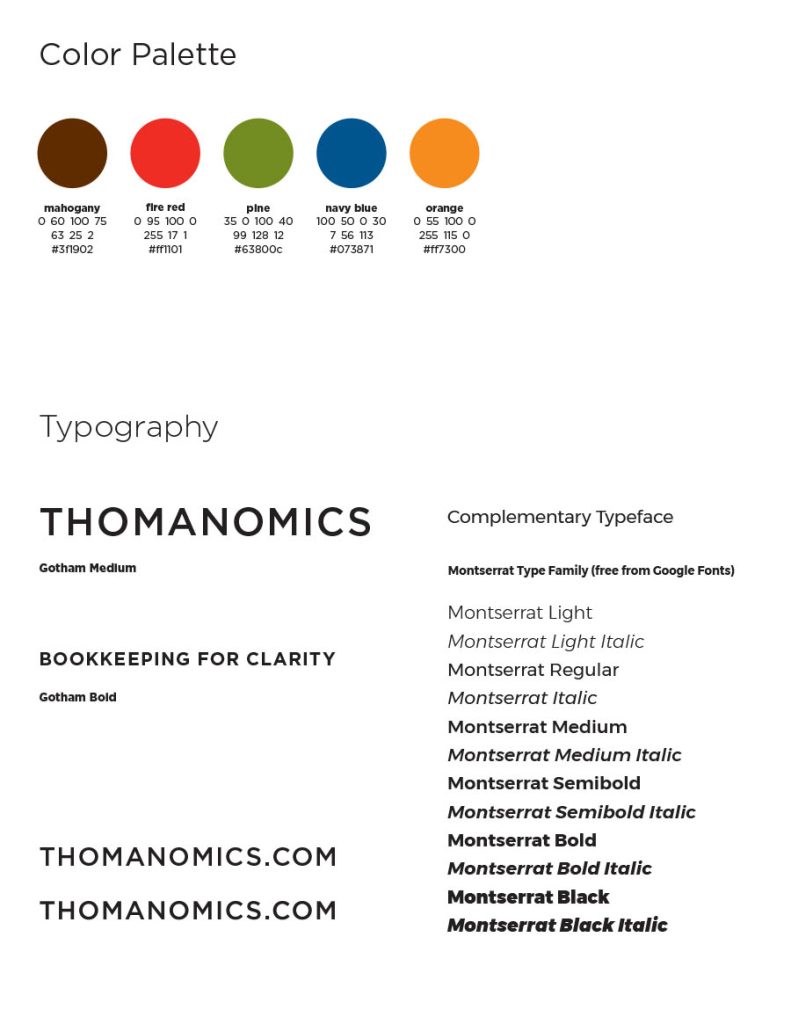 color and type